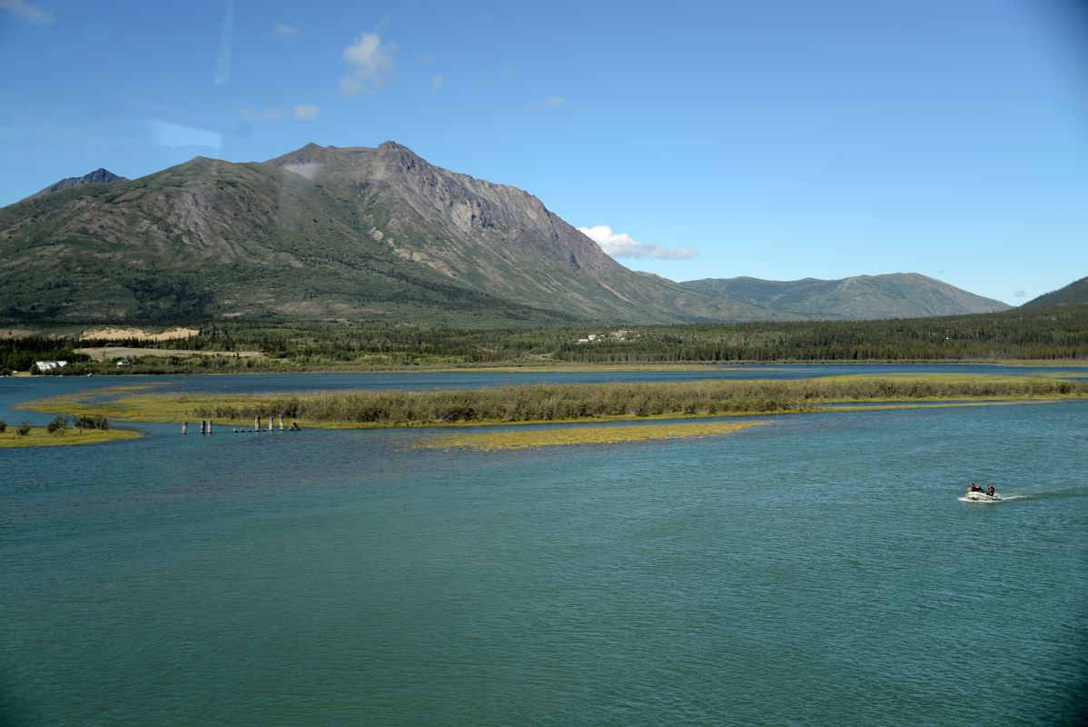 09 Nares Mountain and Nares Lake Just After Leaving Carcross On The Tour From Whitehorse Yukon To Skagway